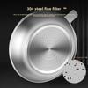 Кухонный фильтр из нержавеющей стали 304, масляный стакан, бутылка для масла, бытовой большой емкости для разделения остатков масла, горшок для заливки