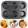 6-Cup Non-Stick Cake Mold Baking Cupcake Tray Pan Kitchen DIY Bakeware Tool