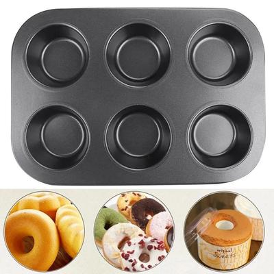 6-чашечная антипригарная форма для выпечки кексов противень для кухни DIY инструменты для выпечки