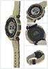 Часы Casio Pro Trek Climber Line Tough Solar с коричневым пластиком на биомассе, PRG-340SC-5JF, Мужские,