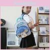 Letters Cartoon Mushroom Pattern Toddler Friendly Lightweight School Backpack