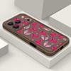 For iPhone 17 Pro Max Case Hand drawn heart-shaped pattern Shockproof Bumper Soft Silicone Cover For iPhone 16 15 14 13 Pro 12 11 16E Air