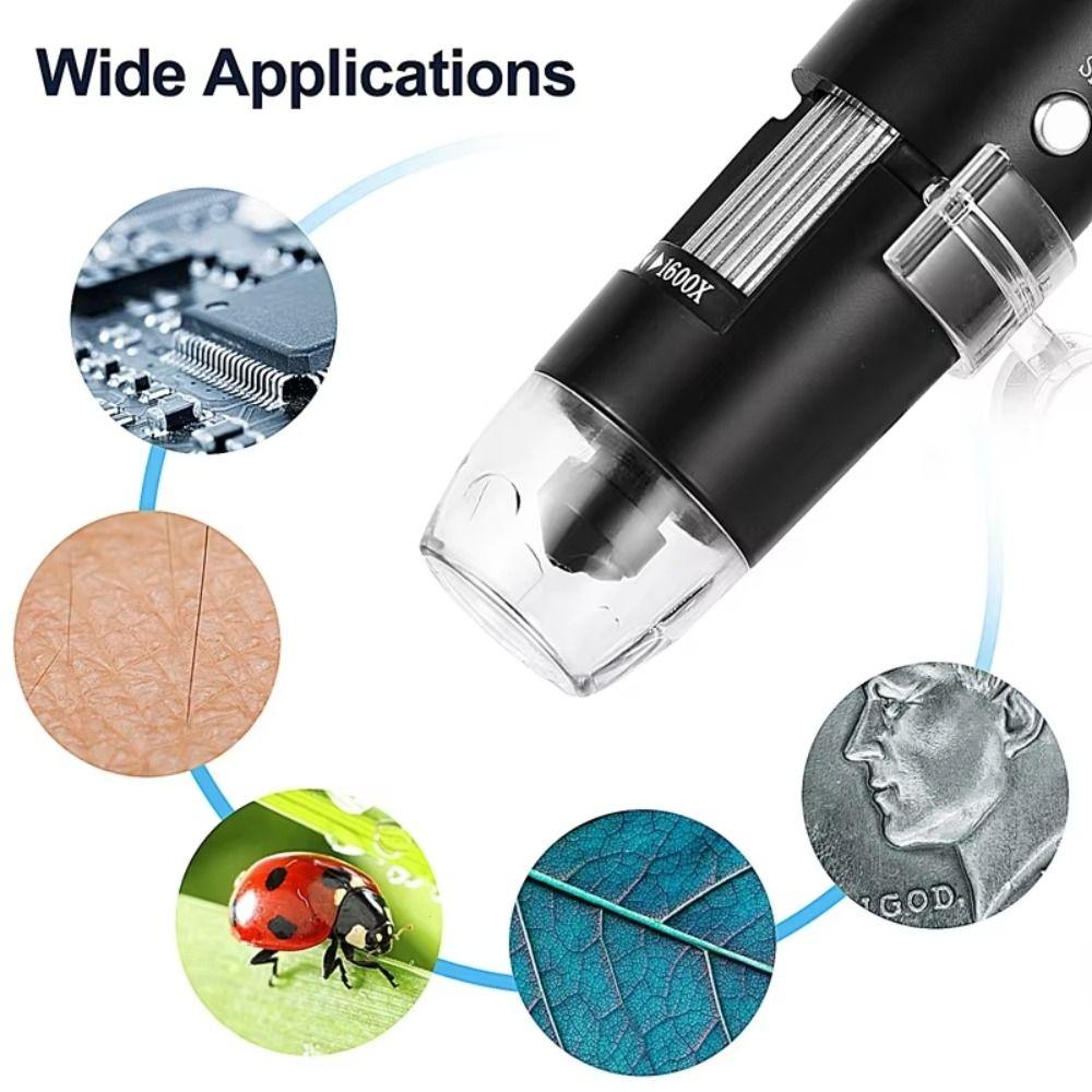 1600X/1000X/500X USB Digital Microscope Portable LED Magnifier Microscopes Laboratory Use