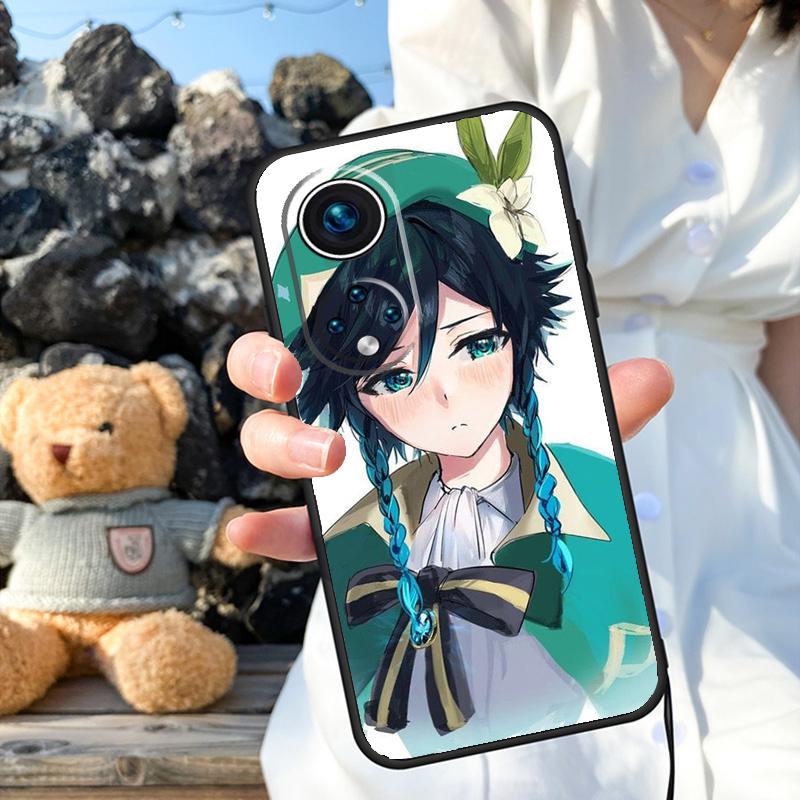 Чехол Genshin Impact Venti для Honor Magic 8 Pro 5 6 7 Lite 50 70 90 200 400 Win RT X8b X8c X9a X9b X9c X9d