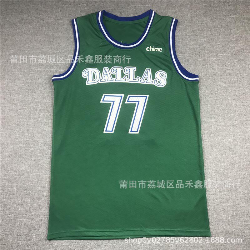 Dallas Mavericks Luka Doncic 77 Basketball Jersey Cotton Stitched Team Fan Wear Unisex Adult