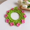Pet Accessories for Dogs And Cats Cute Decorative Flower Drool Bibs Animal Style Collars Cat Supplies