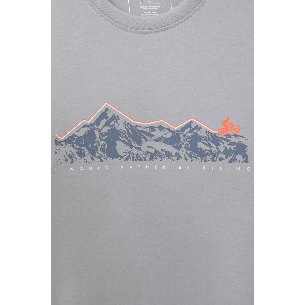 Mountain Warehouse Mens Mountain Bike Organic Cotton T-Shirt
