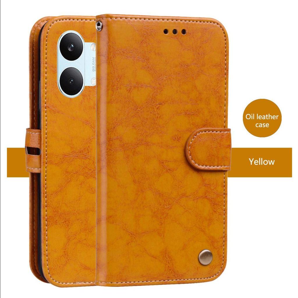 Винтажный чехол-бумажник из ПУ кожи с текстурой Crazy Horse для Xiaomi POCO X8 Pro Max, держатель для карт, подставка, противоударный защитный чехол