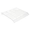 Rain Awning for Balcony Sun Room Front Door Waterproof Windproof Shade Roof Cover Awnings Outdoor Awning