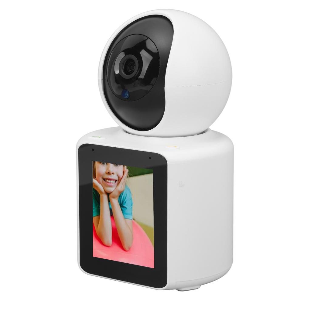 Smart Security Camera Night Vision Motion Detection 2 Way Video One Touch Calling 2.8inch IPS Screen Dual Microphone Baby Monitor for Home Indoor