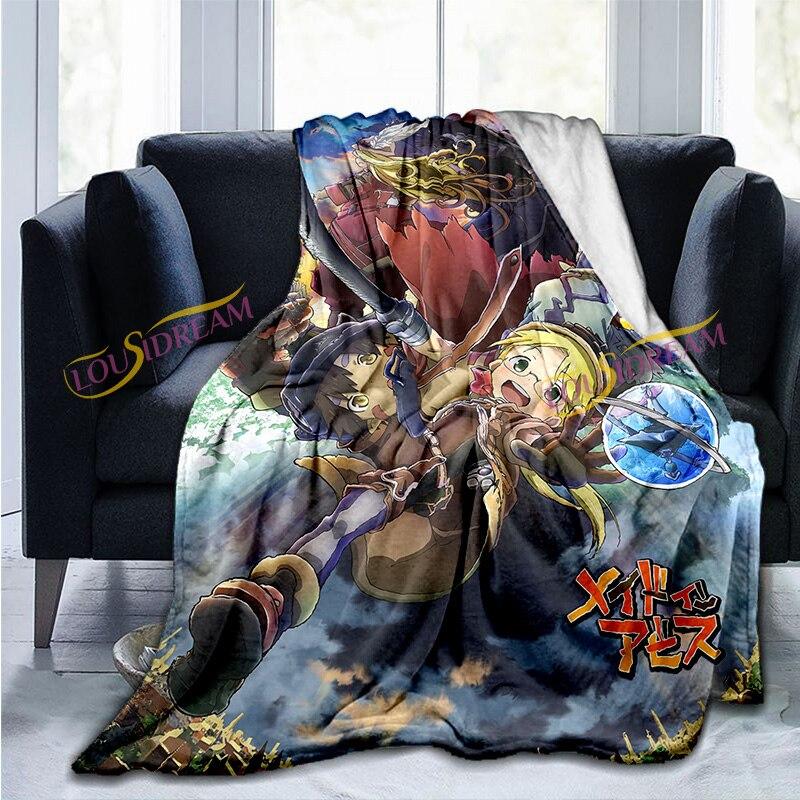 Одеяла с принтом «Сделано в бездне», детский теплый диван-кровать для гостиной, прочное фланелевое одеяло для домашнего декора для взрослых и детей