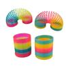 Large Rainbow Magic Springs Circle Toys Children Birthday Party Favors Giveaway Gifts Souvenir Kindergarten Guest Pinata Fillers