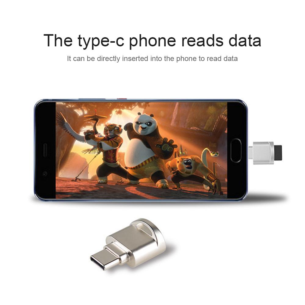 USB / Type C Кардридер для карт памяти Micro SD TF OTG адаптер для iphone 15 для Samsung для Xiaomi Redmi Huawei