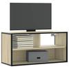 VidaXL TV Cabinet Sonoma Oak 80x31x39.5 Cm Engineered Wood and Metal, TV Stand, Media Cabinet, TV Console, HiFi Furniture, 848925
