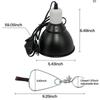 300W E27 Pet Light Bulb Bracket Black UVB Reptile Lamp Reptile Heating Lamp  Spider Chick