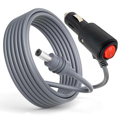 Кабель питания DC 12V 24V для Starlink Mini 16AWG Медная проводка с выключателем 2/3/5M Кабель зарядного устройства от прикуривателя