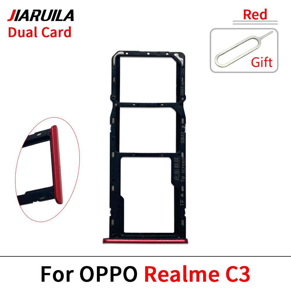 Лоток для SIM-карты для Oppo Для Realme 9 Pro C1 C11 C11 Двухслотовый лоток для Micro SIM-карты Держатель Считыватель SD-карт Запасные части