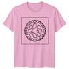 Hearts Circle Design Unisexs TShirt Unisexs Tee Graphic Unisex Top