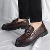 Кожаные модные туфли для мужчин, мужские мокасины ручной работы, универсальные, новое поступление, мужские туфли без застежек, мужские туфли на плоской подошве класса люкс
