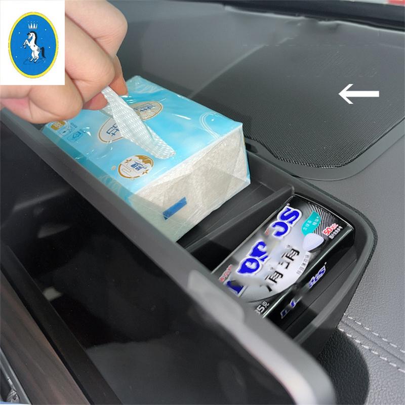 Auto Interior Dashboard Storage Box Center Console Organiser Decor Accessories For BMW X3 G01 2018 - / X4 G02 -