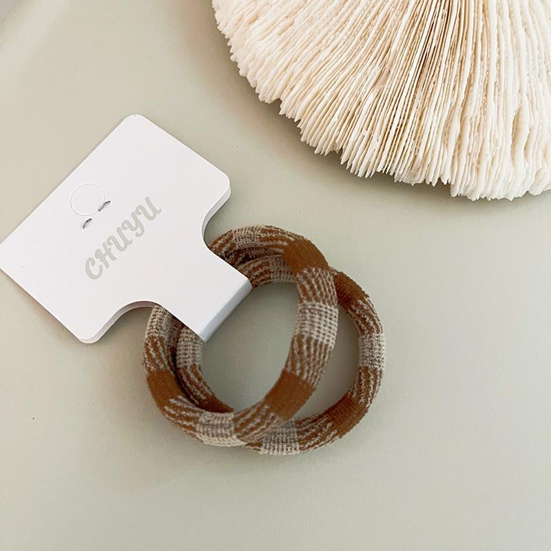 Корейская минималистская веревка для волос: Простая в использовании резинка для высоких хвостов и аксессуаров для волос