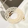 Bag Straps Accessories Bags Handbag Handles Pearl Strap Long Beaded Chain DIY Purse Replacement