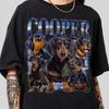 26 Индивидуальная футболка с принтом «Rap Dog» – Персонализированная классическая футболка для любителей домашних животных, унисекс