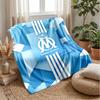 Olympique Lyonnais FC Soft Flannel Fleece Blanket Lightweight Cozy Warm Throw Blanket For Sofa Bed Home Decor