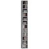 204 CD Tall Narrow Media Storage Tower Cement Grey