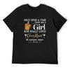 Once Upon A Time There Was A Girl Loved Crown Royal Graphic Shirt ,Wine Lovers T Shirt, Tee For Women, Love Cat Shirt, L T-Shirt