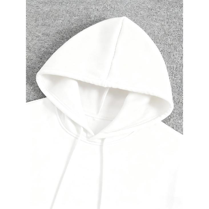 Creative Pattern Print Women's Fashion Hoodie with Drawstring Hood and Kangaroo Pocket, Fleece Autumn/Winter Trendy Casual Elegant Pullover