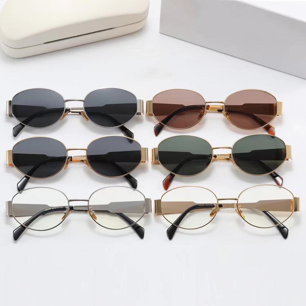 New Vintage Round Sunglasses Women Men Circular Sun Glasses Female Oval Eyewear Oculos De Sol for Male Female Eyeglasses