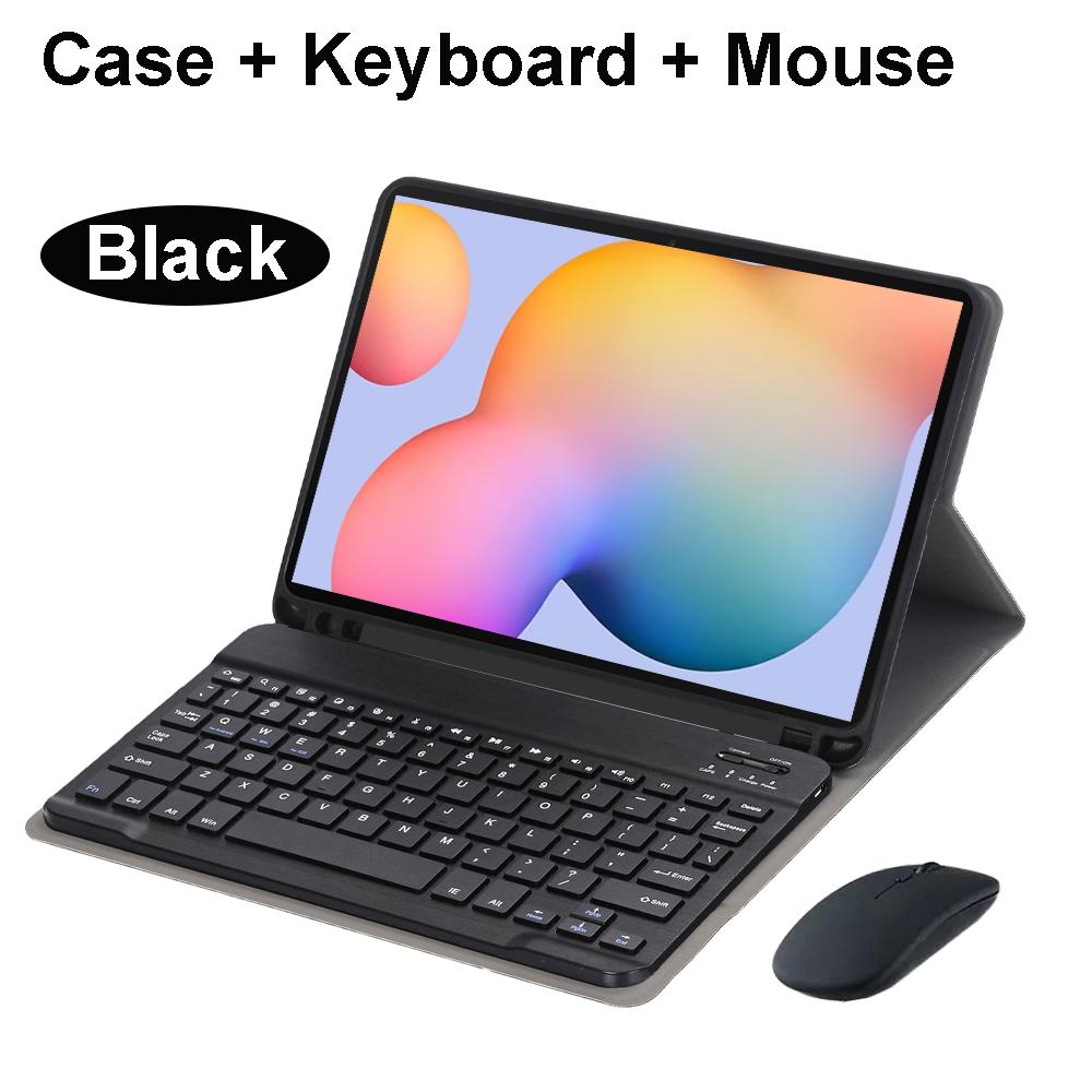 Case for Samsung Tab S6 Lite 10.4 Inch, Bluetooth Keyboard Cover for Galaxy Tab S6 Lite SM-P620/P625/P613/P619/P610/P615/P617