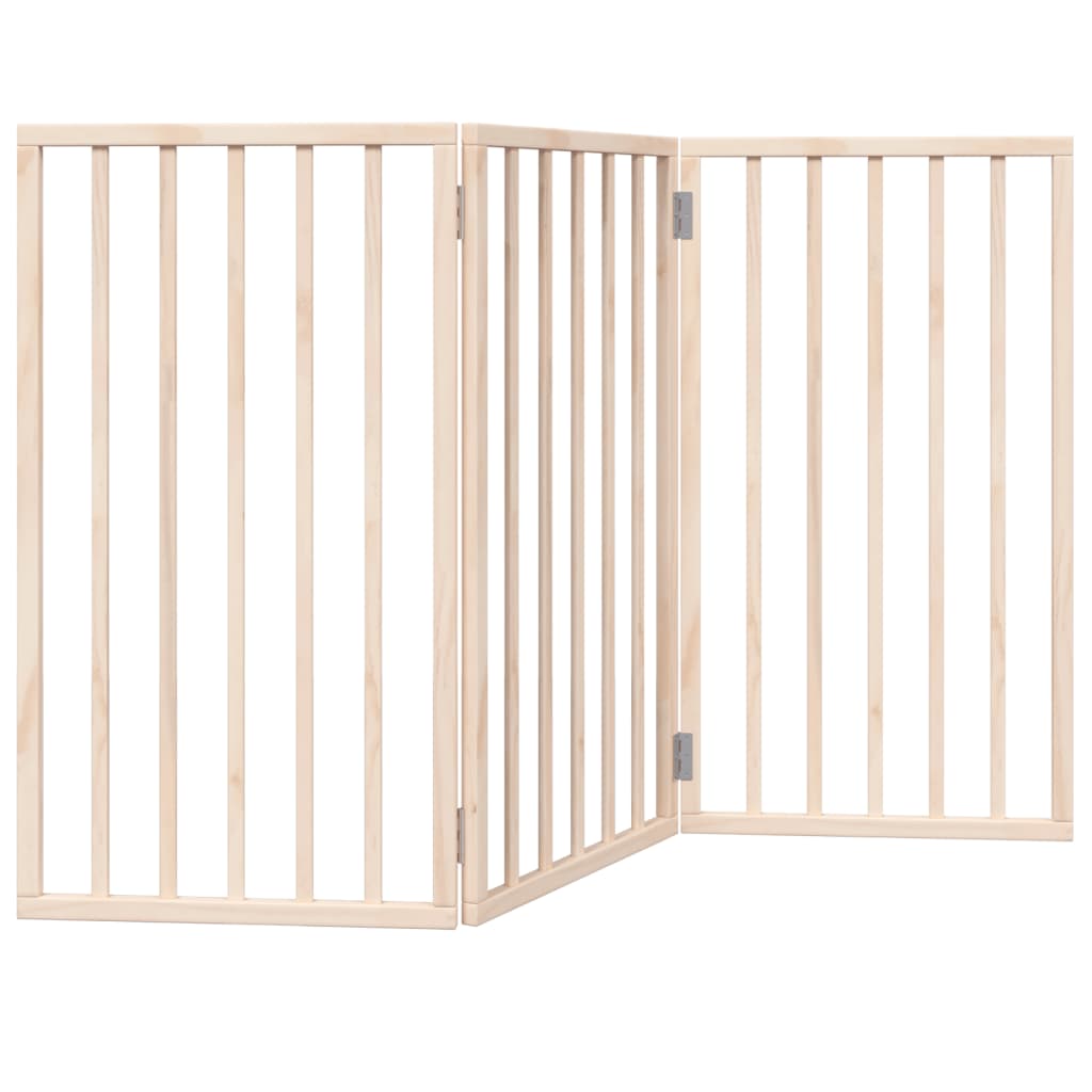 Vidaxl Składana Bramka Zabezpieczająca Dla Psa, 3 Panele, 150 Cm
