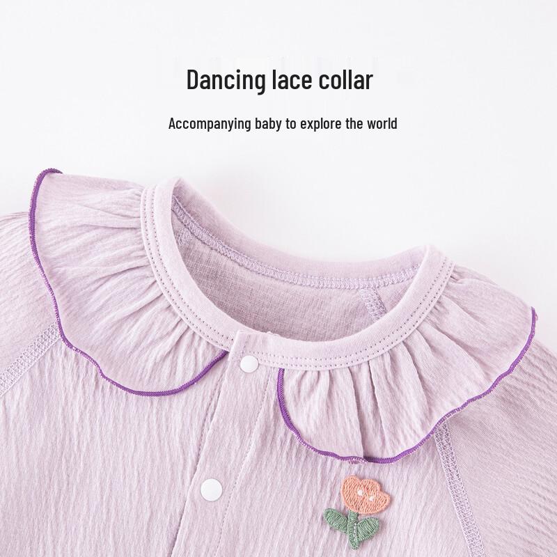 Хлопковый комбинезон для малыша с фактурой "пузырьки"