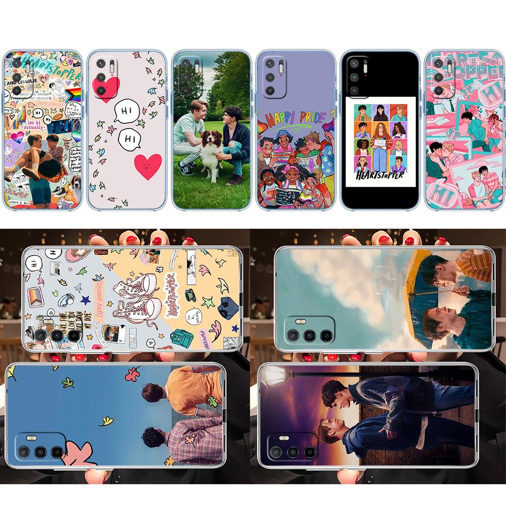 Прозрачный чехол Heartstopper для Samsung Galaxy A04 A04S A14 A23 A34 A54 M23 M33 M52 M53