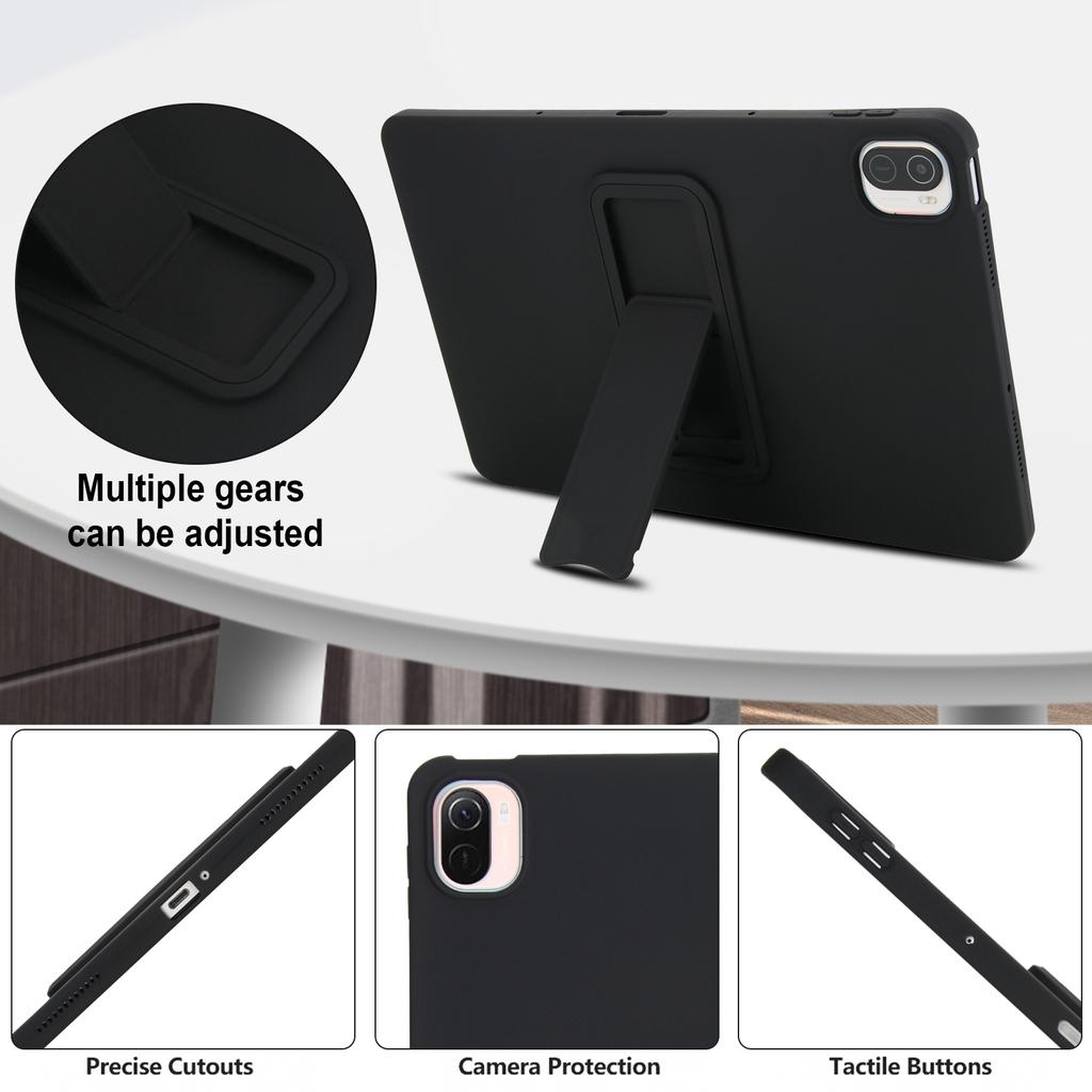 For Xiaomi Pad 5 Pro/Pad 5 Case TPU+PC Skin-Friendly Kickstand Tablet Cover