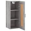 Wall Cabinet Grey Sonoma 34.5 x 34 x 90 cm Engineered Wood