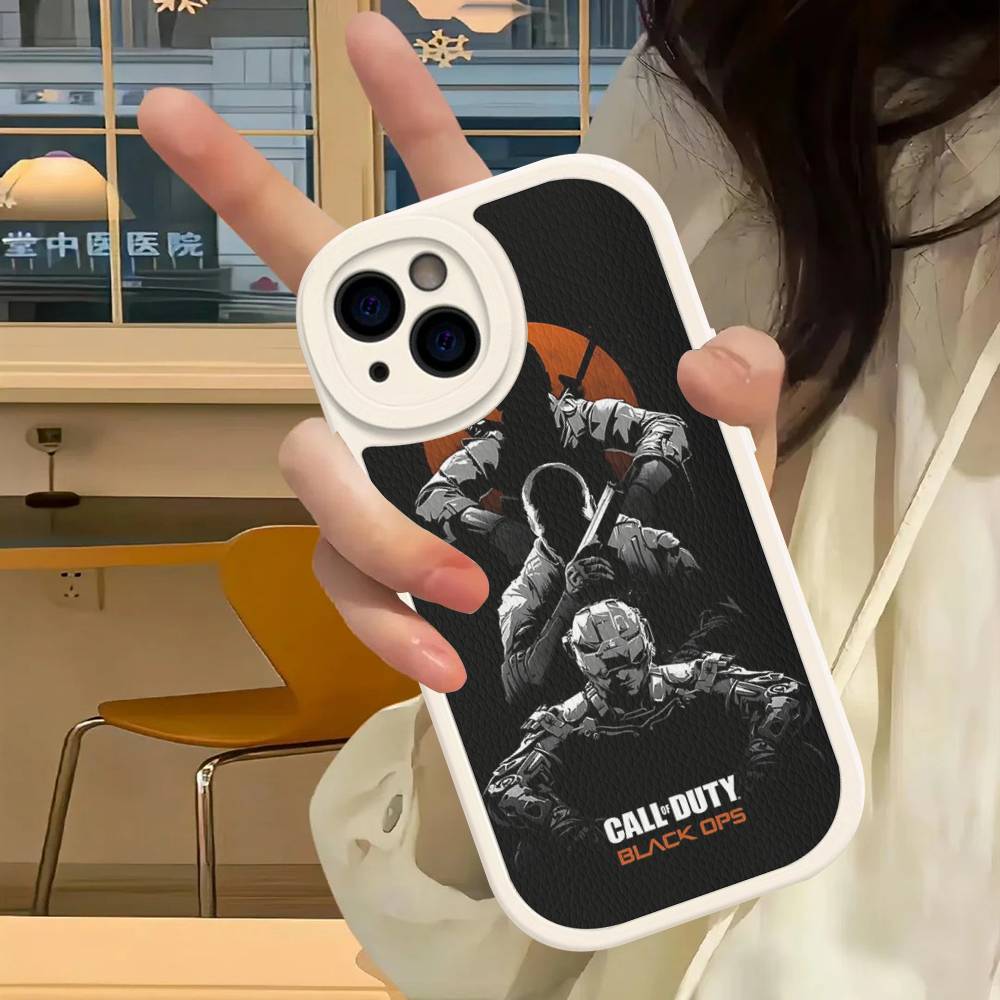 C-Calls Game Of D-Duty Phone Case For IPhone 16 15 14 13 12 11 Pro Max Plus Leather Cover