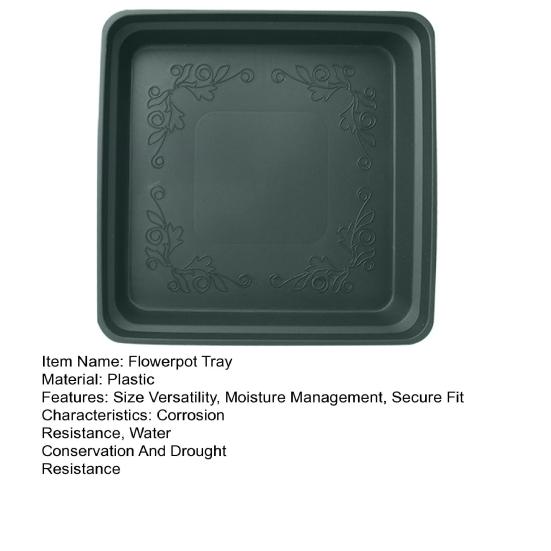 Поддон для растений квадратный из пластика высокой плотности подставка для капель для дома и сада