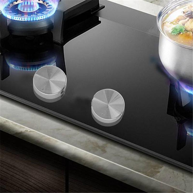 2Pcs High quality Alloy material Rotary Switches Round Knob Gas Stove Burner Oven Kitchen Parts Handles For Gas Stove
