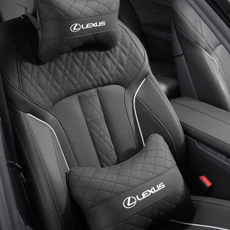 MVTT4 Car Neck Pillows Car Headrest Cushion Support Seat Accessories For Lexus IS300h IS250 RX350 NX300h LX570 RX450h CT200h ES350 R