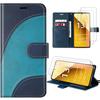 Case - E.F.CONNECTION - Redmi Note 13 5G - Synthetic Leather - Shockproof - 2 Tempered Glasses