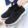 Shoes Women's Autumn New Thick-soled Heightening Shoes Large Size Fly-woven Casual Shoes Lazy One-pedal Cloth Shoes