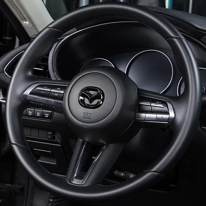 2025 Горячая Наклейка-Шильдик на Руль Автомобиля Mazdaspeed Автоаксессуары Для Mazda 2 3 6 5 Atenza CX3 CX5 MX5 CX7 Axela CX30 C