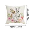 Happy Easter Bunny Eggs Sofa Pillow Case Cushion Cover Easter Decorations Easter Pillowcase