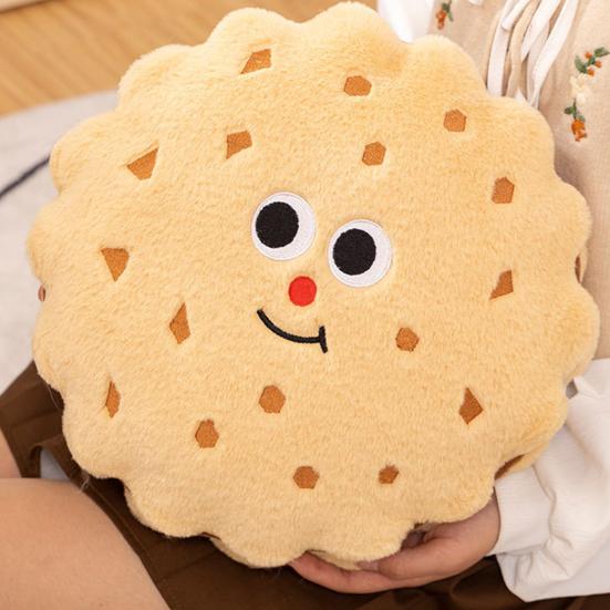 Сэндвич-печенье, плюшевая подушка, круглая, квадратная, мультяшное печенье, плюшевая игрушка, мягкая кукла, плюшевая подушка для дивана, украшение для спальни, для детей и взрослых, подарок