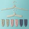 Foldable Travel Hanger Outdoor Portable Clothes Hangers Multi-functional Rack Space Saving Non-slip Easy Storage