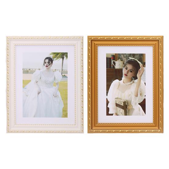 Винтажная фоторамка в европейском стиле, фоторамка с задним крючком, небьющаяся настольная фоторамка для домашнего офиса, декор