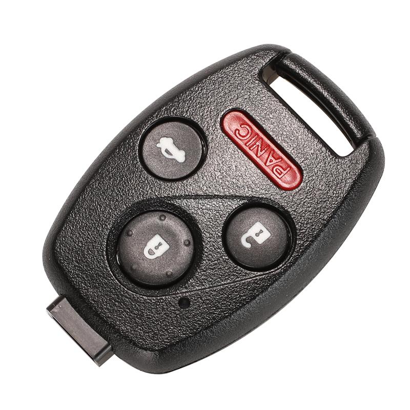 Jingyuqin With Rubber Pad Car Key Remote Fob Cover For Honda Accord CRV Pilot Civic 2003 2007 2008 2009 2010 2011 2012 2013